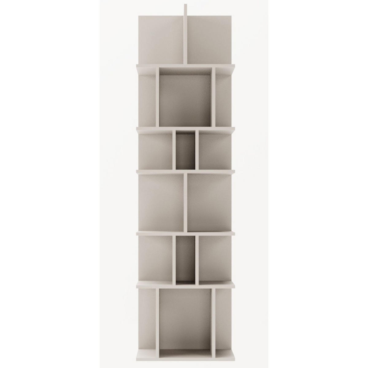WANDREGAL Bemmi Greige 50 cm - Taupe, Holzwerkstoff (50/180/30cm) - Selsey