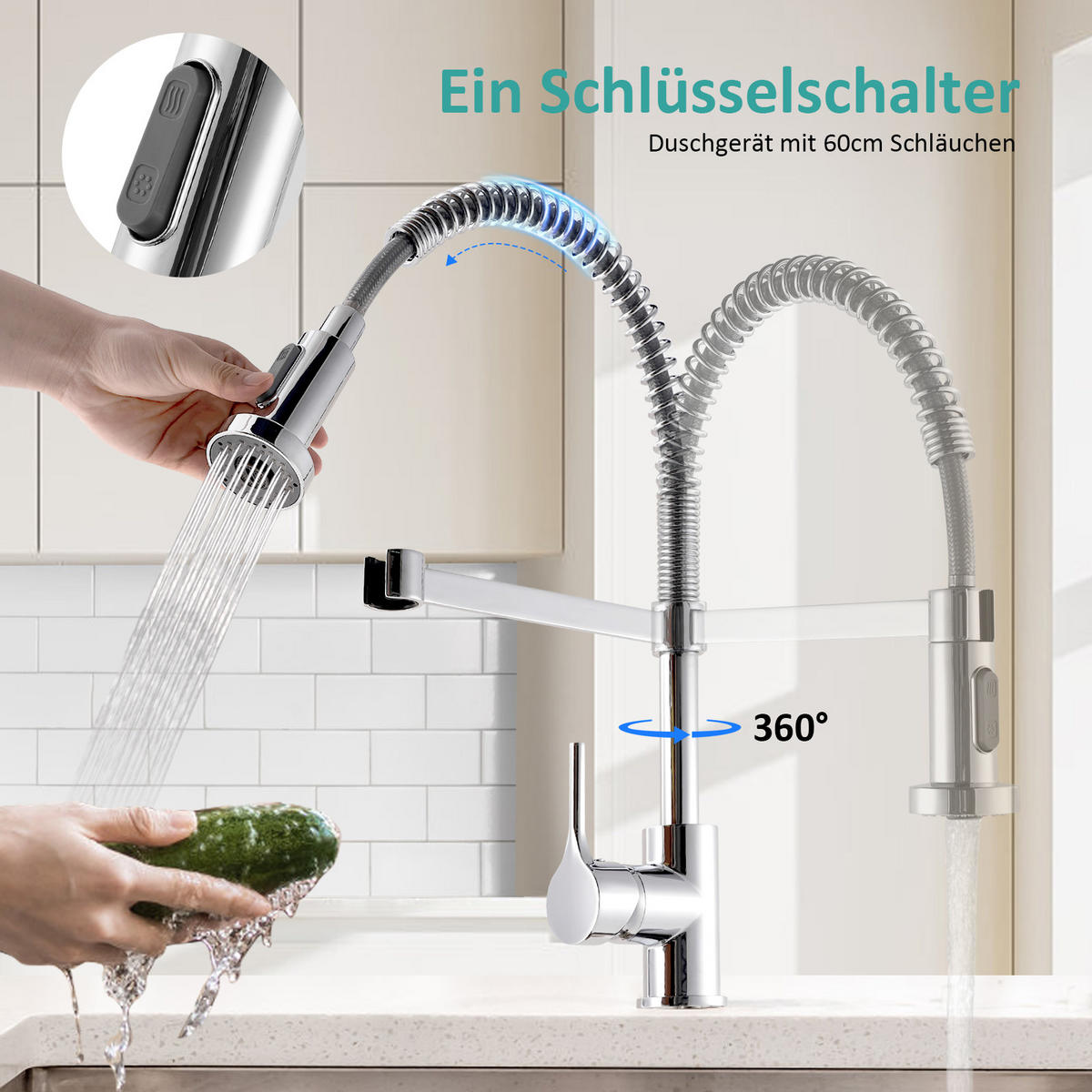 KUNDENSERVICE - Chromfarben, Metall (28.9/5.5/43.6cm) - EMKE