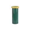 VASE Plegado Grün 12.2/12.2/27.5 cm - Grün, Glas (27.5cm) - Present Time