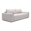 4-SITZER-SCHLAFSOFA aus beige texturiertem Stoff MINTURNO - Beige, Textil (250/87/107cm) - Vente-Unique