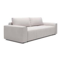 4-SITZER-SCHLAFSOFA aus beige texturiertem Stoff MINTURNO - Beige, Textil (250/87/107cm) - Vente-Unique