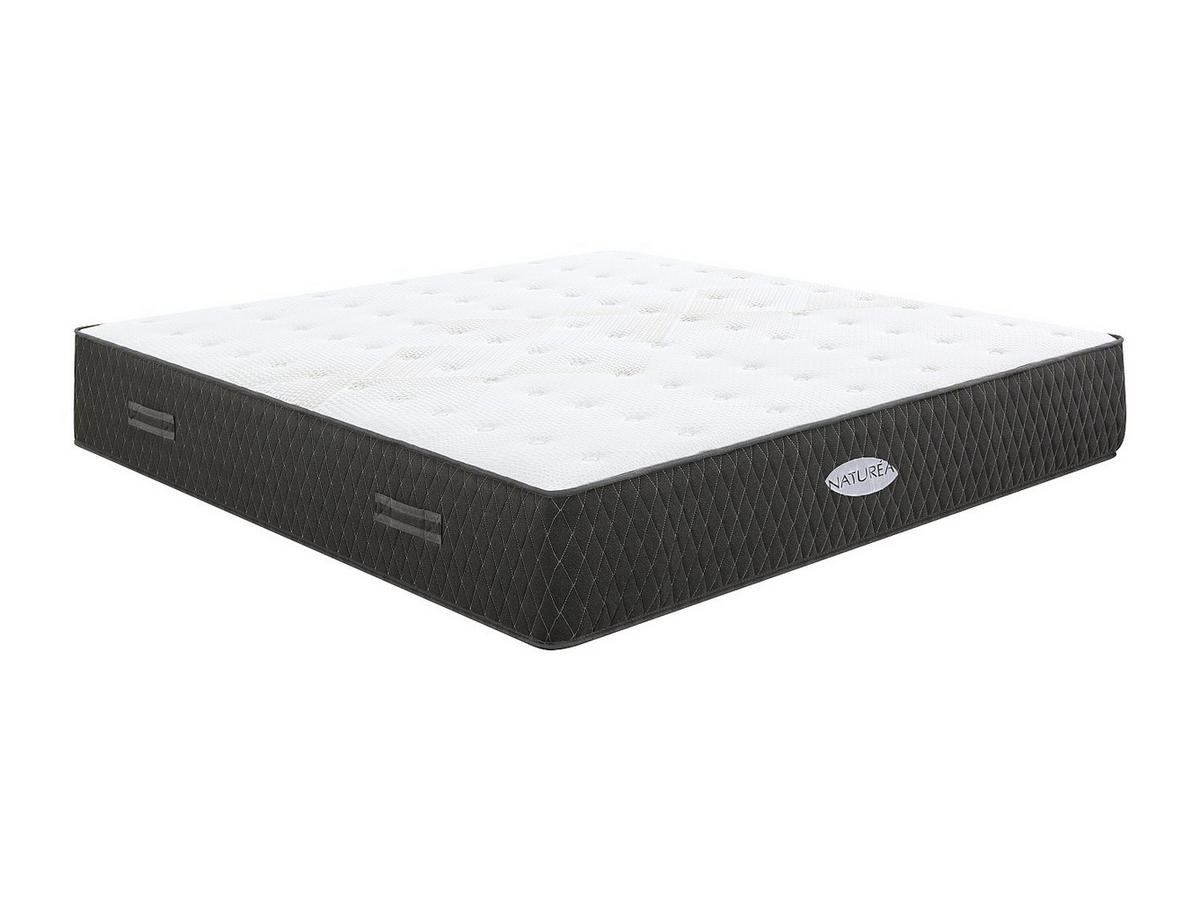 STANDARDMATRATZE - 2 Personen - stoff - weiß Sorema - Weiß, Textil (200/200cm) - Vente-Unique