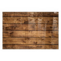 GLASPLATTE für Kamin 120x80 cm - Braun, Glas (120/80/0.4cm) - TULUP