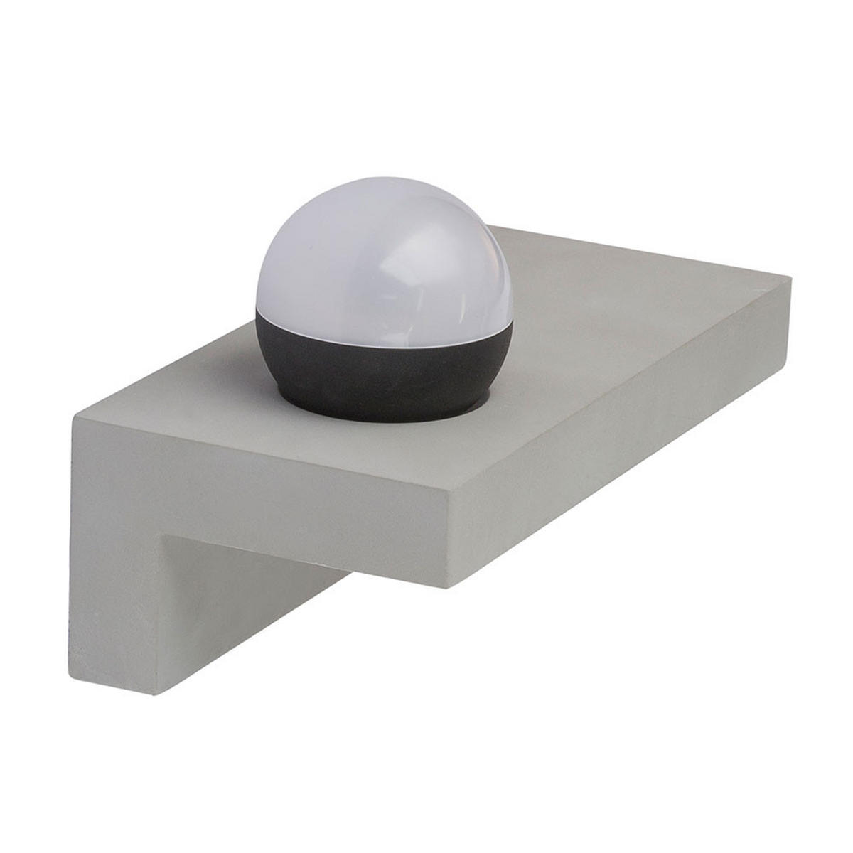 LED WANDLEUCHTE TIMO Grau Beton - Grau, Metall (30/17.5/15cm) - Globo Lighting