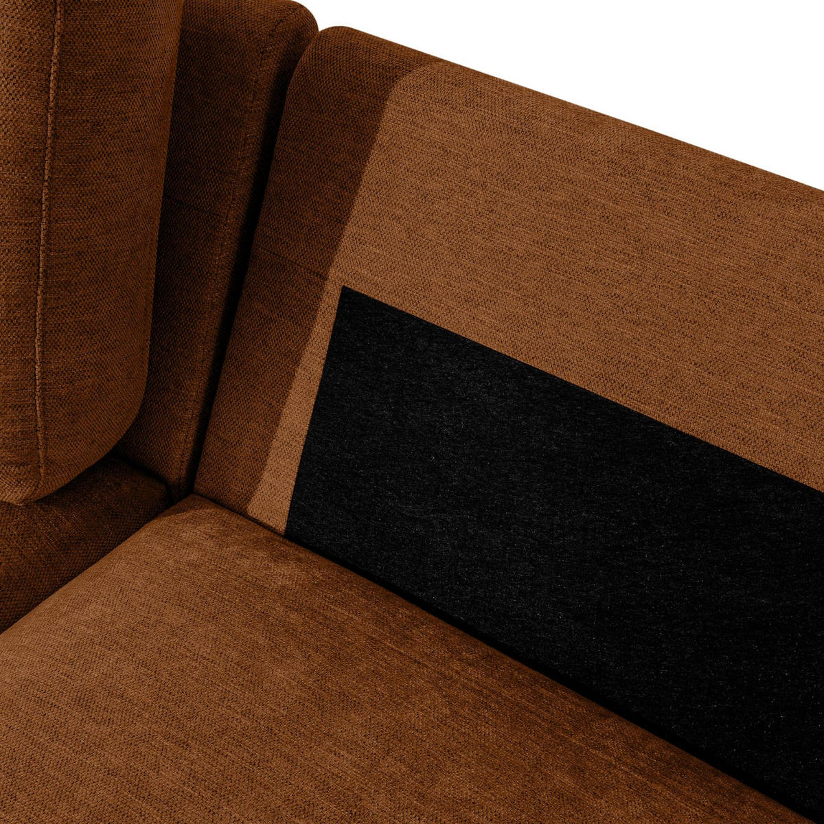4-SITZER ECKSOFA ZUCCO Chenille links, Kupfer - Kupferfarben, Textil (350/84/105cm) - KONSIMO®