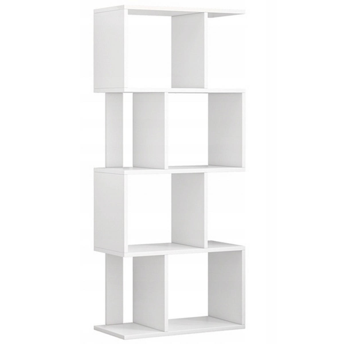 BÜCHERREGAL, weiß 140/59.4/30 cm - Weiß, Holzwerkstoff (59.4/140/30cm)