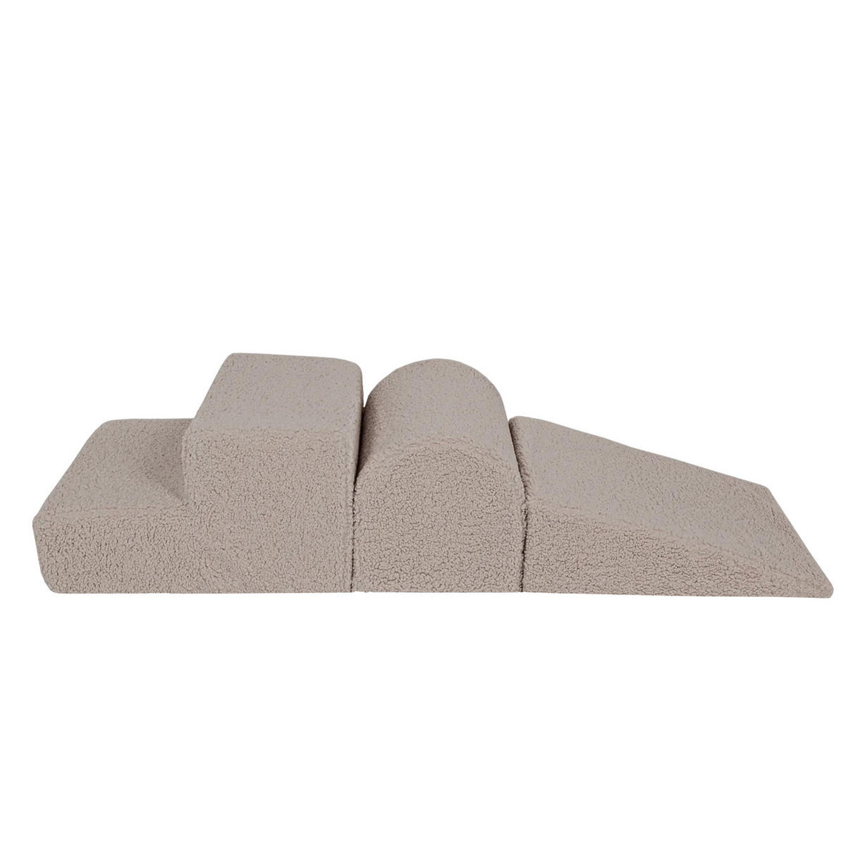 SCHAUMSTOFF-BAUSTEINE für Kinder, Bearly, Grau - Greige, Textil (45/30/145cm) - MeowBaby