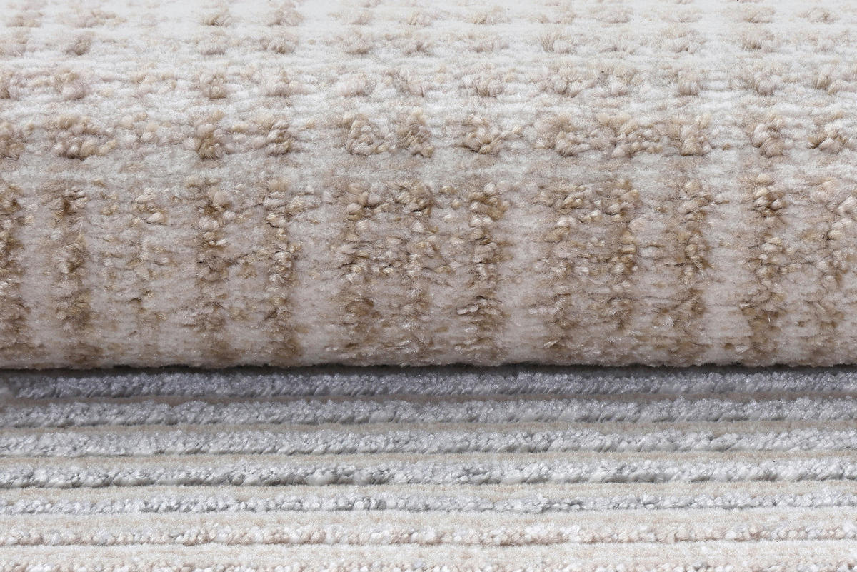 TEPPICH COMO Creme 120/170 cm - Creme, Kunststoff (120/170cm) - Tapiso