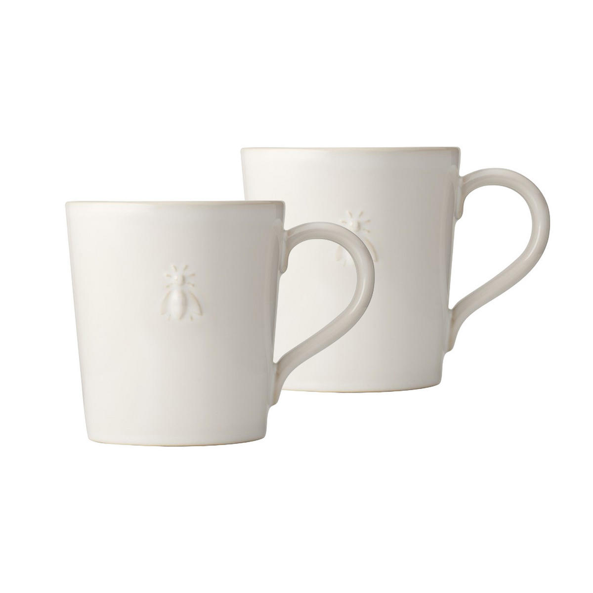 HENKELBECHER Biene natur 520 ml 2er Set - Naturfarben, Keramik (0.52L) - La Rochère