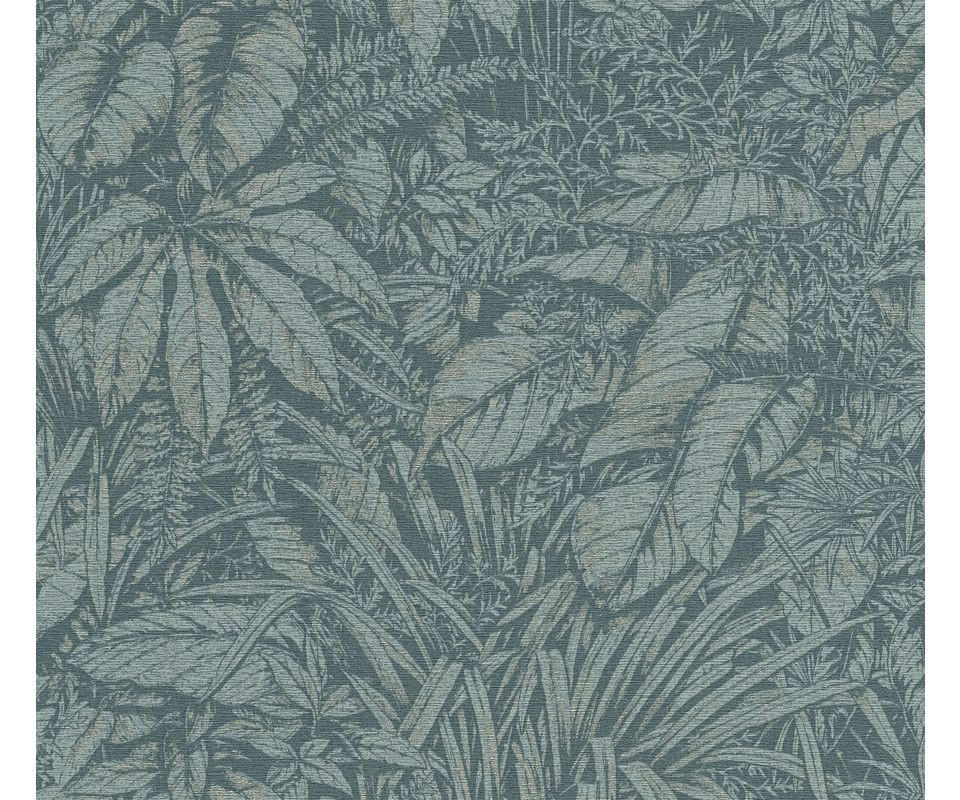 VLIESTAPETE Blau 53/1005 cm - Blau, Textil (53/1cm) - KUNSTLOFT