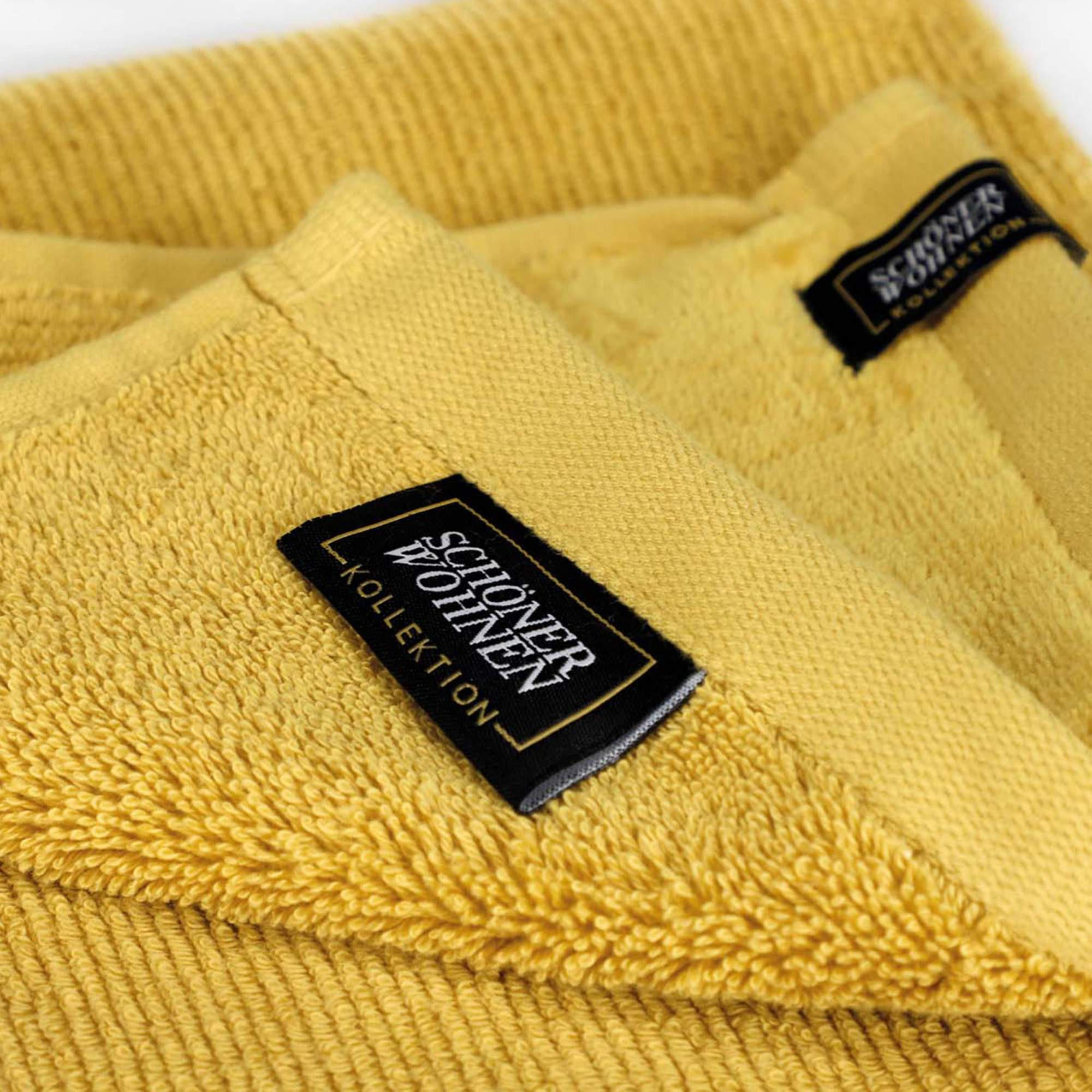 HANDTUCH SENSE - Gelb, Textil (50/100cm) - Schöner Wohnen