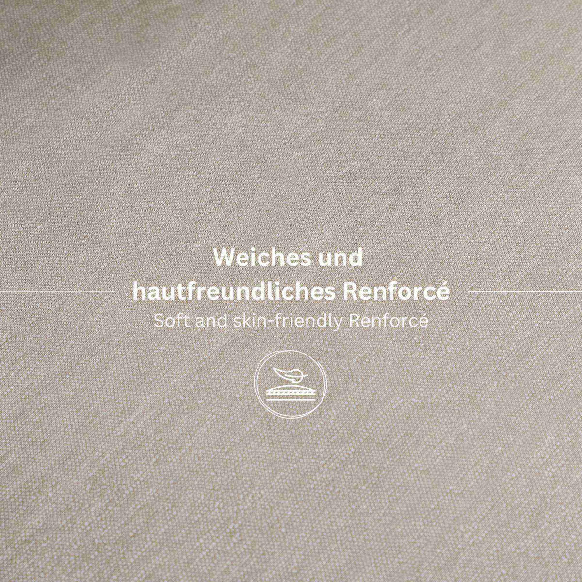 RENFORCÉ BETTWÄSCHE HARP - Grau, Textil (135/200cm) - Esprit