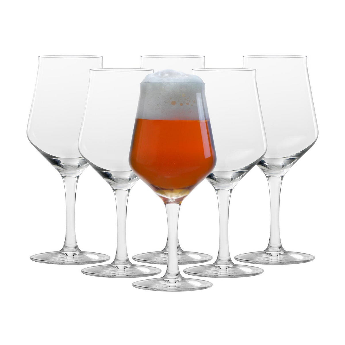 BIERGLÄSER Craft Beer transparent 0,3 l 6er Set - Transparent, Glas (0.3L) - Stölzle Lausitz