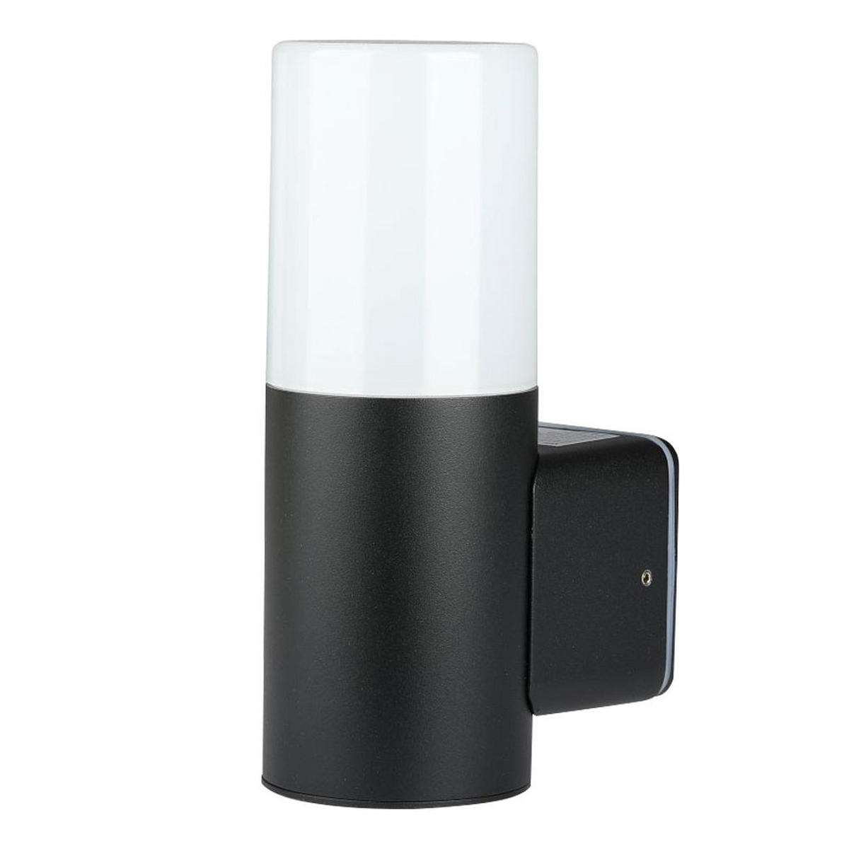 WANDLEUCHTE Aluminium Schwarz - Schwarz, Metall (8/25/12.1cm)