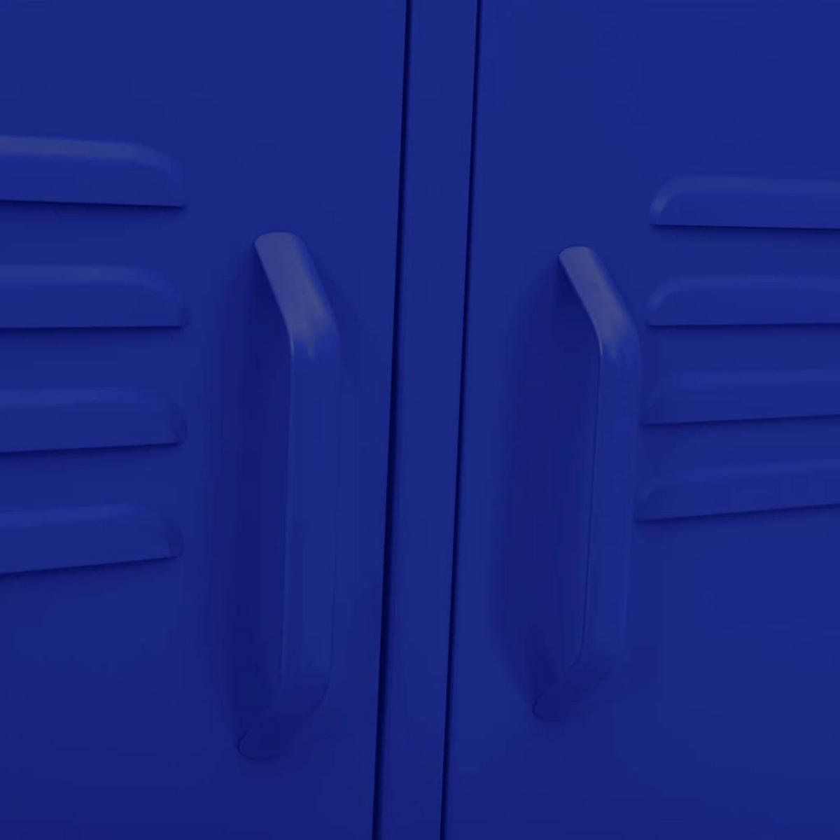 TV-SCHRANK Marineblau 105/35/50 Cm Stahl - Blau, Metall (105/50/35cm) - vidaXL