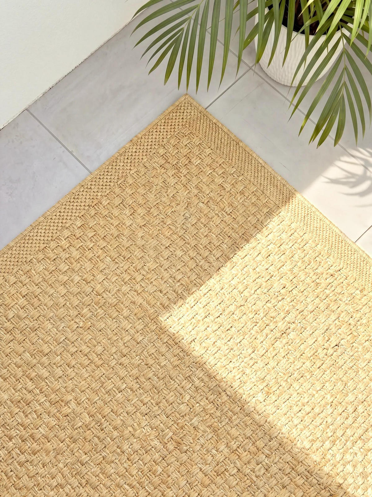 OUTDOORLÄUFER Iowa Beige 80/300 cm - Beige, Kunststoff/Textil (80/300cm) - benuta