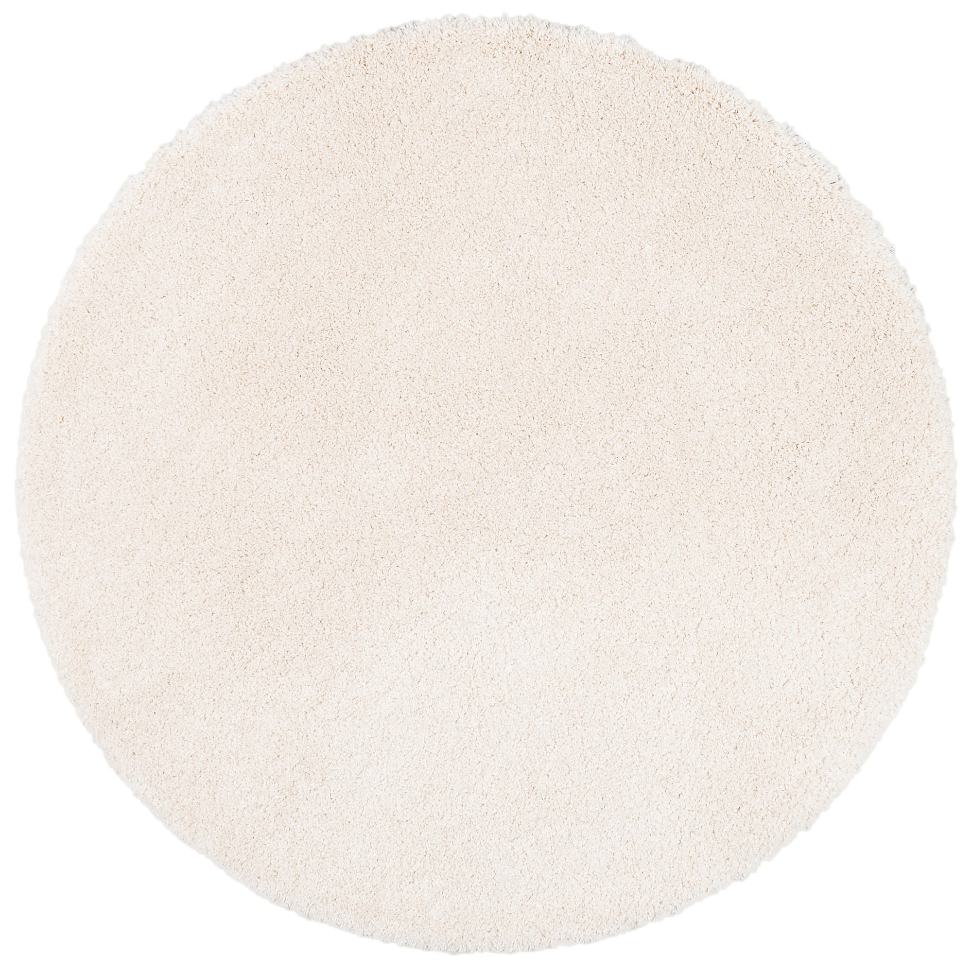 LUXUS HOCHFLOR SHAGGY TEPPICH DREAM RUND - Beige, Textil (100/100cm) - Snapstyle