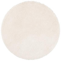 LUXUS HOCHFLOR SHAGGY TEPPICH DREAM RUND - Beige, Textil (100/100cm) - Snapstyle
