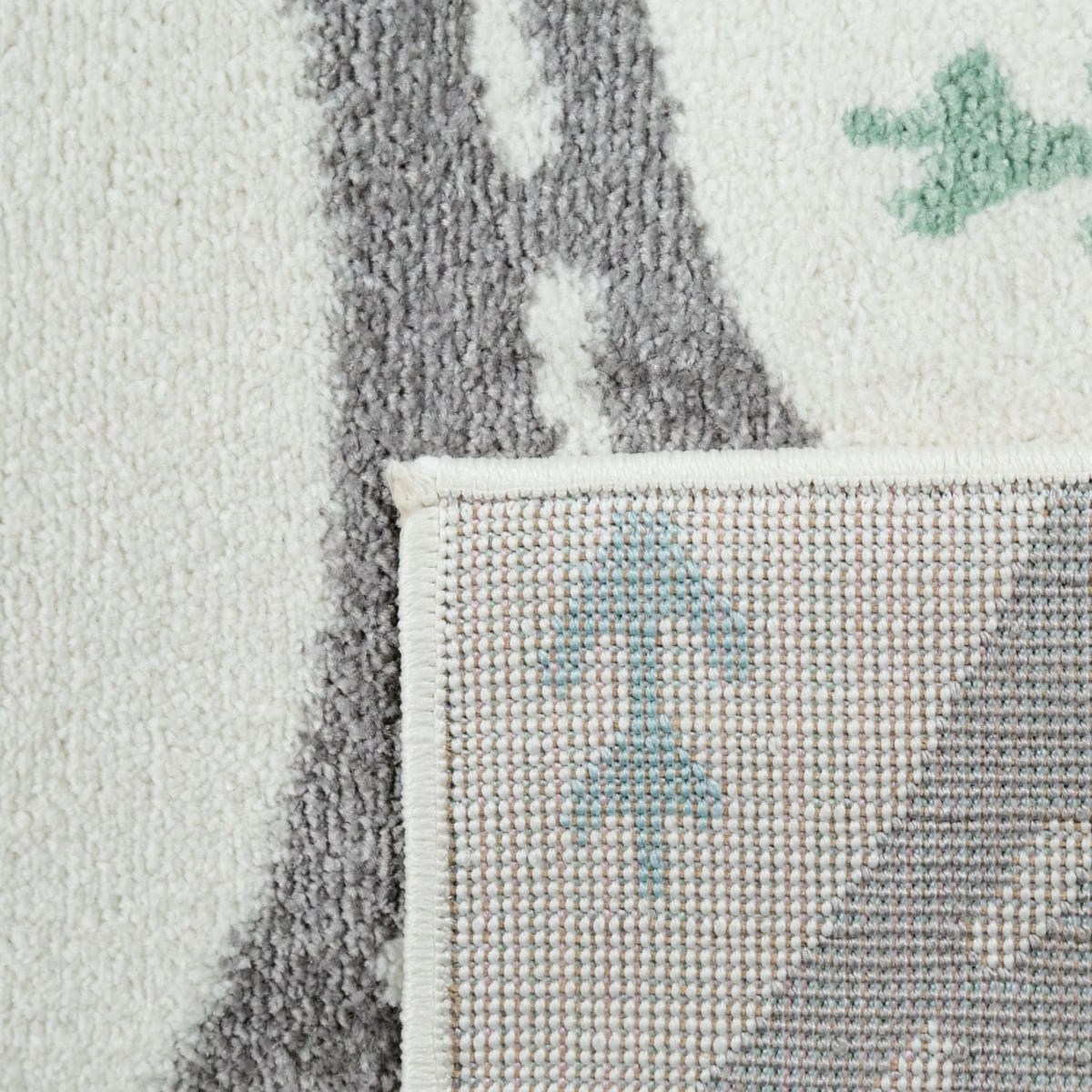 KINDERTEPPICH Roadmap Kinderzimmer schmutzabweisend Creme Rechteckig 133x190 - Beige, Textil (133/190cm) - KADIMA DESIGN