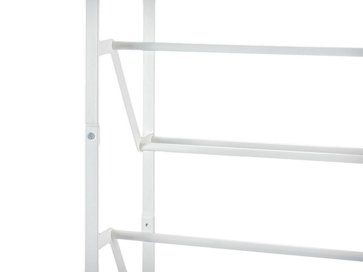 SCHUHREGAL Frame weiß 53/80/17 cm schmal - Weiß, Metall (53/80/17cm) - Yamazaki