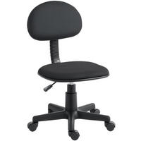 BÜROSTUHL in Schwarz 43x48x87 cm, höhenverstellbar, ohne Armlehnen, mit Rollen - Schwarz, Textil (48/87/43cm) - IVMEU
