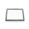 DEKOTABLETT Margot Silber 15/15/1 cm Glas - Silberfarben, Glas (1cm) - Mondex