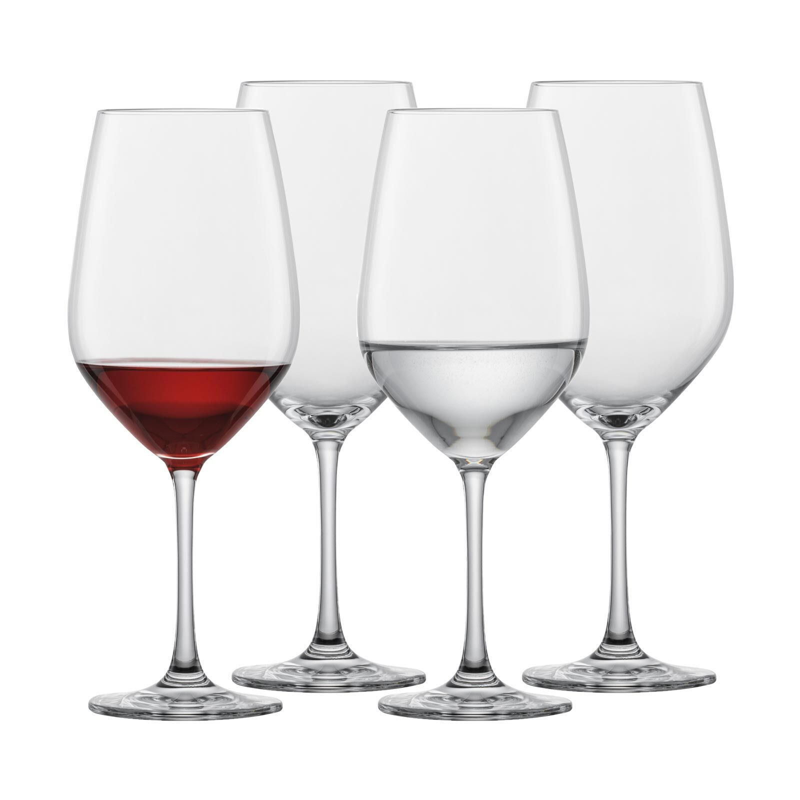 WASSERGLÄSER / ROTWEINGLÄSER Forté transparent 530 ml 4er Set - Transparent, Glas (0.53L) - Schott Zwiesel