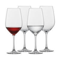 WASSERGLÄSER / ROTWEINGLÄSER Forté transparent 530 ml 4er Set - Transparent, Glas (0.53L) - Schott Zwiesel