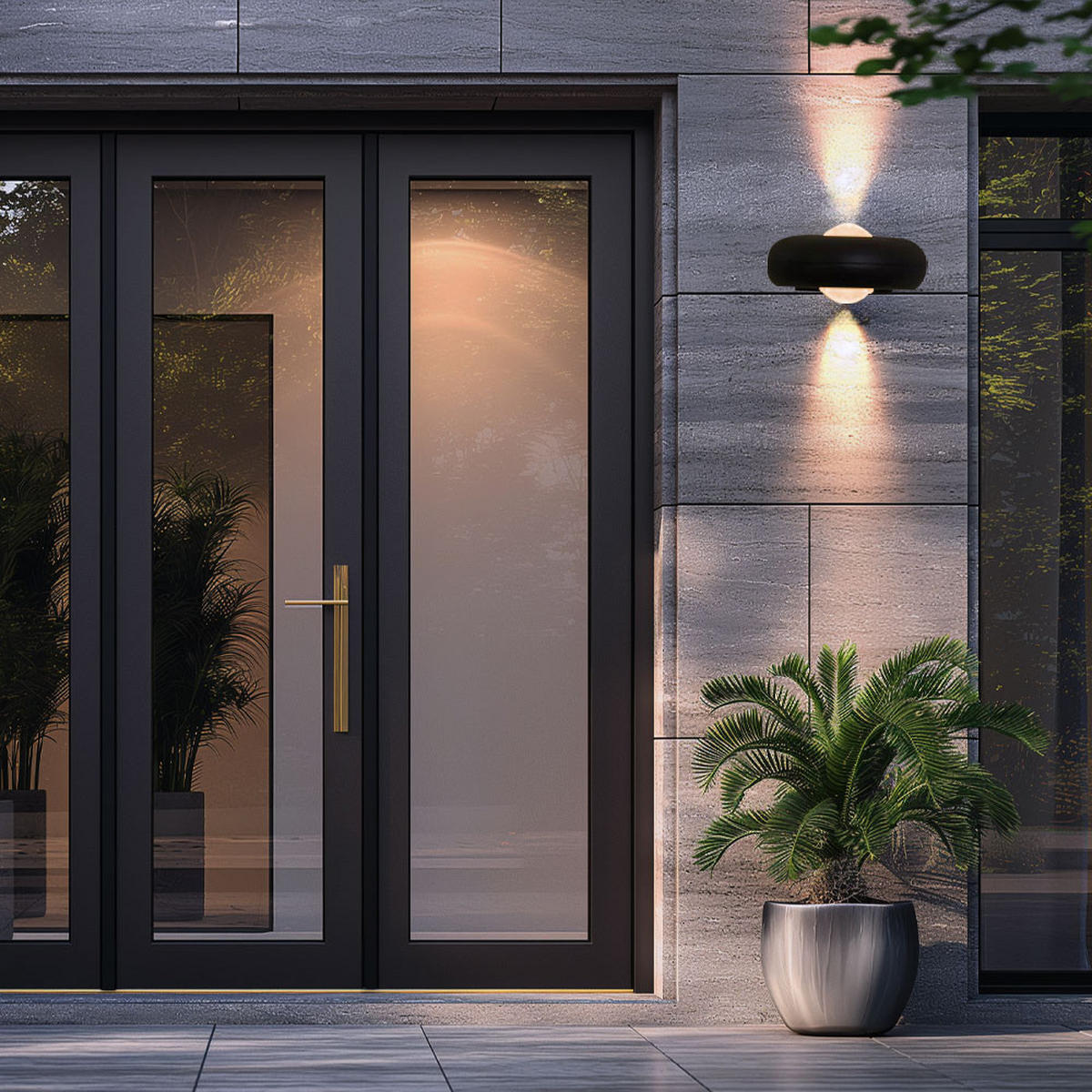 LED WANDLEUCHTE RINAH Aluminium Grau - Grau, Metall (14/7.1/19.5cm) - Globo Lighting