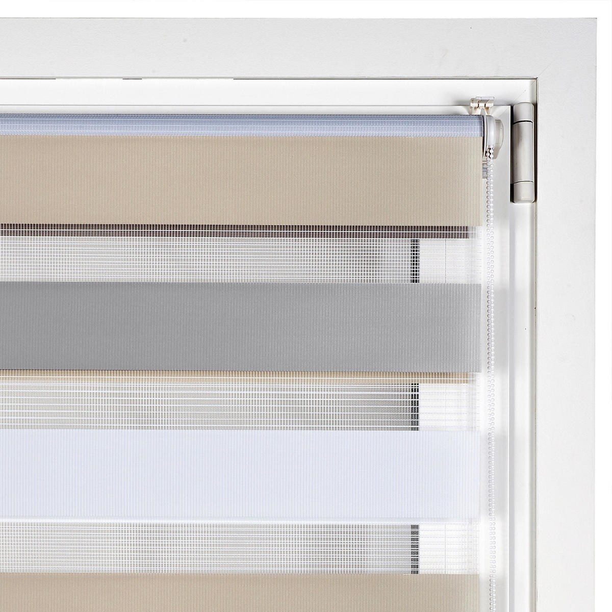 DOPPELROLLO Dreifarbig, 75 cm x 180 cm - Multicolor, Kunststoff (75/180cm) - STORESDECO