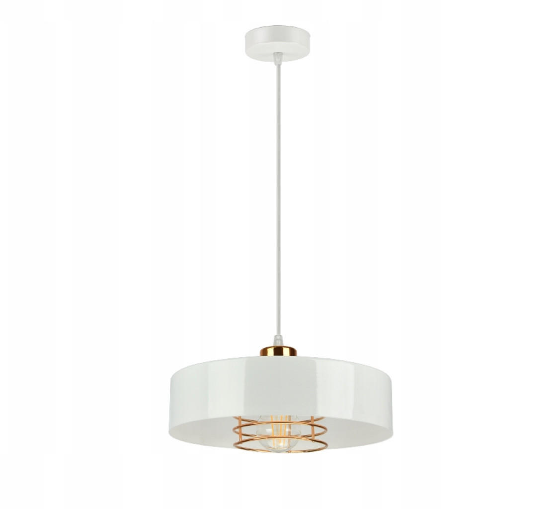 PENDELLEUCHTE EDISON - Goldfarben/Schwarz, Metall (30/30/80cm) - kiki design