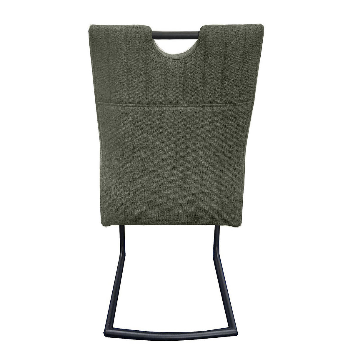 FREISCHWINGER - 2er-Set - Olivgrün, Textil/Metall (49/98/63cm) - home24