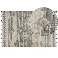 KURZFLOR-TEPPICH Aratashen 300/200 cm - Grau, Textil (200/300cm) - Beliani