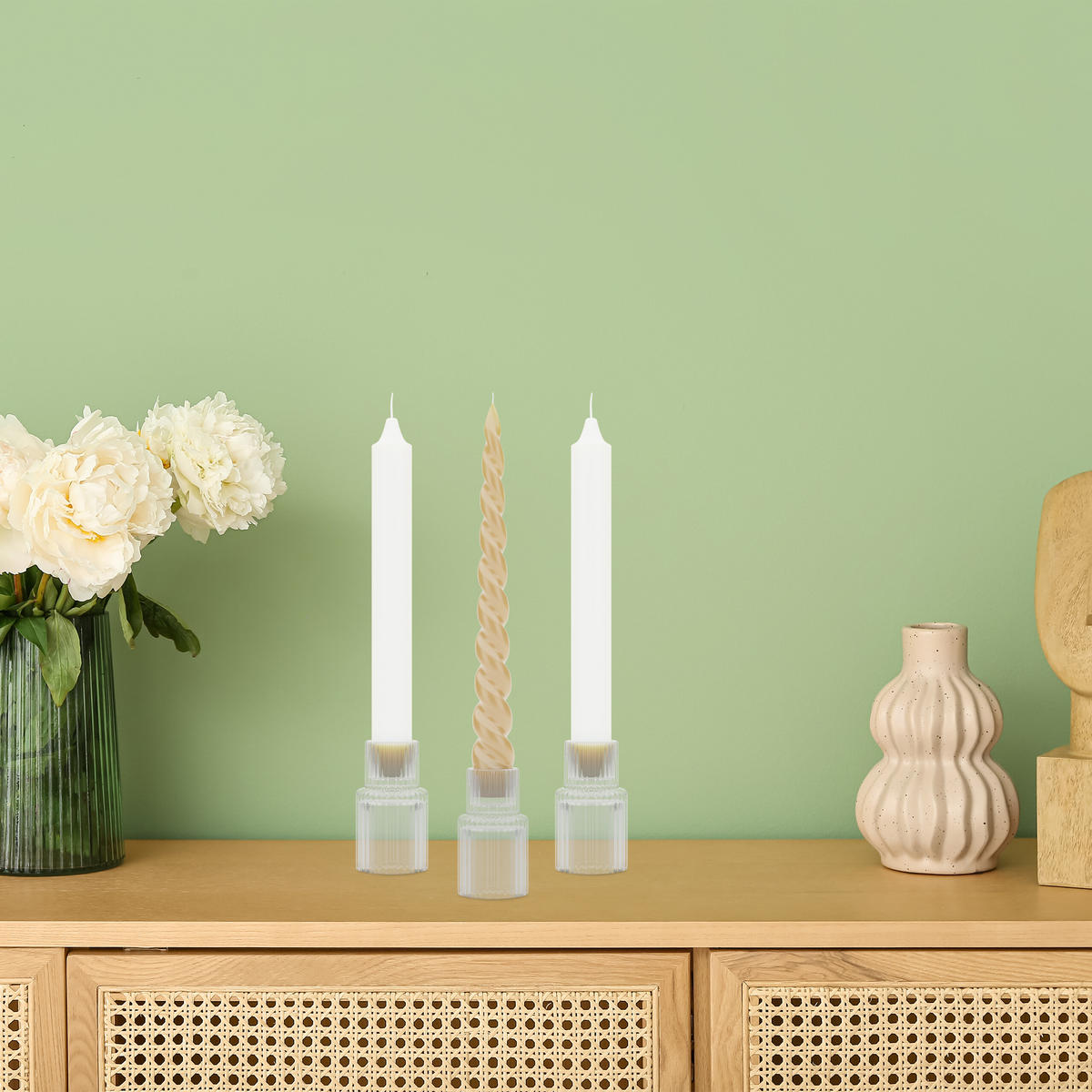 20XSVIETNIKY - priehľadné, sklo (4/7/4cm) - Relaxdays