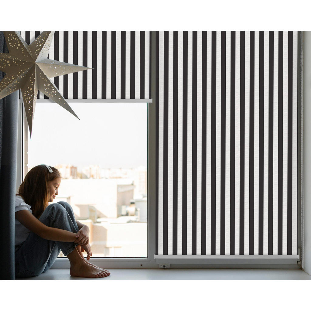 Thumbnail - Tulup Verdunkelungsrollo, Schwarz, Textil, 100x140 cm, Wohntextilien, Rollos & Jalousien, Rollos, Verdunkelungsrollos