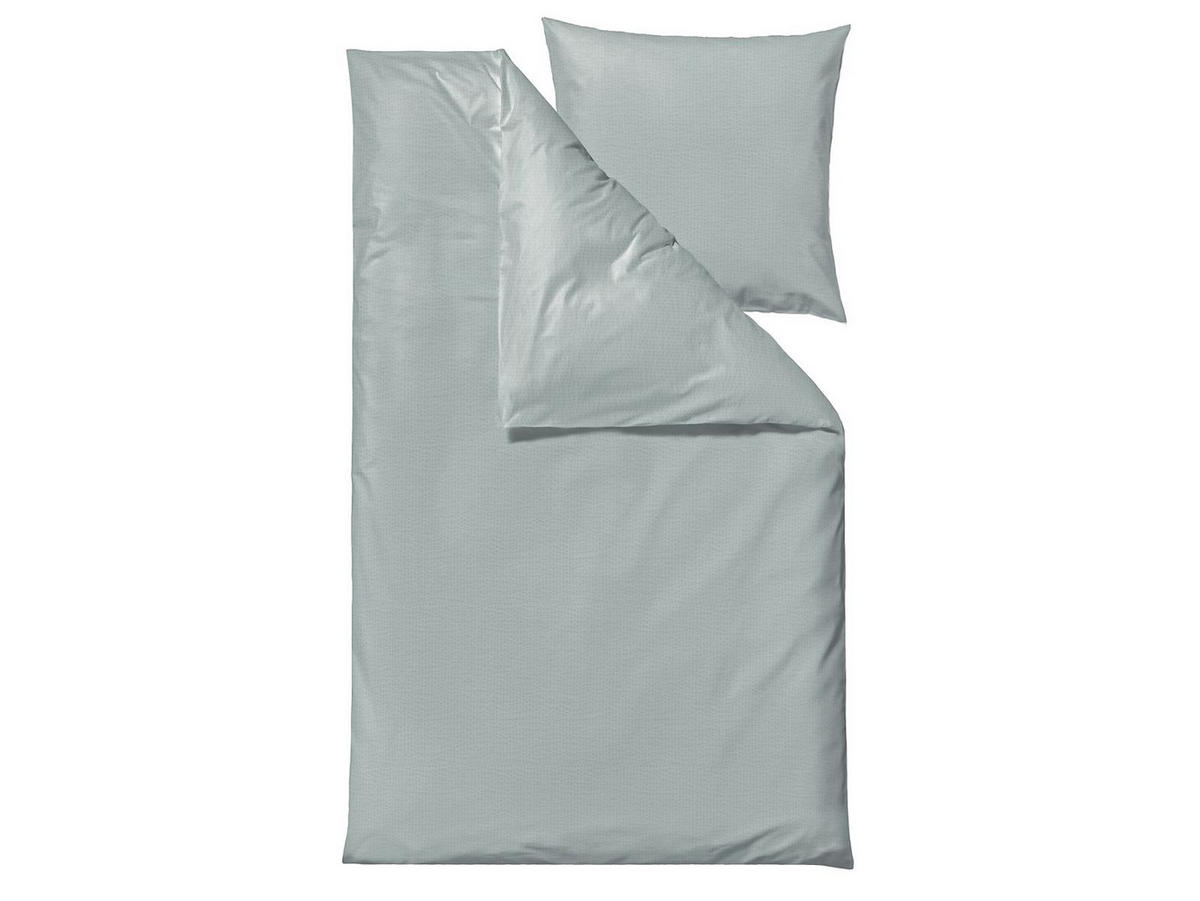 BETTWÄSCHE Wave türkis 135/200 cm Bio-Baumwolle - Türkis, Textil (135/200cm) - Södahl