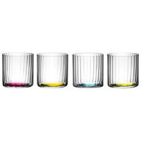 WASSERGLÄSER Happy H2O bunt 330 ml 4er Set - Multicolor, Glas (0.33L) - Riedel