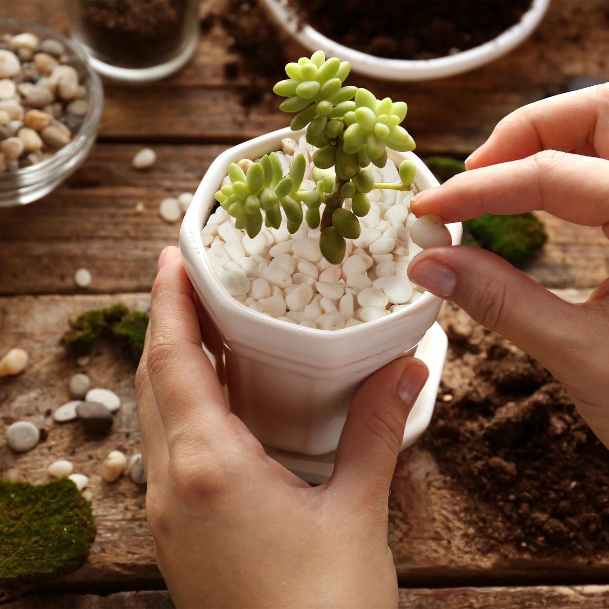 MARMORKIES - Weiß, Stein (1.5/1.5/1.5cm) - Relaxdays