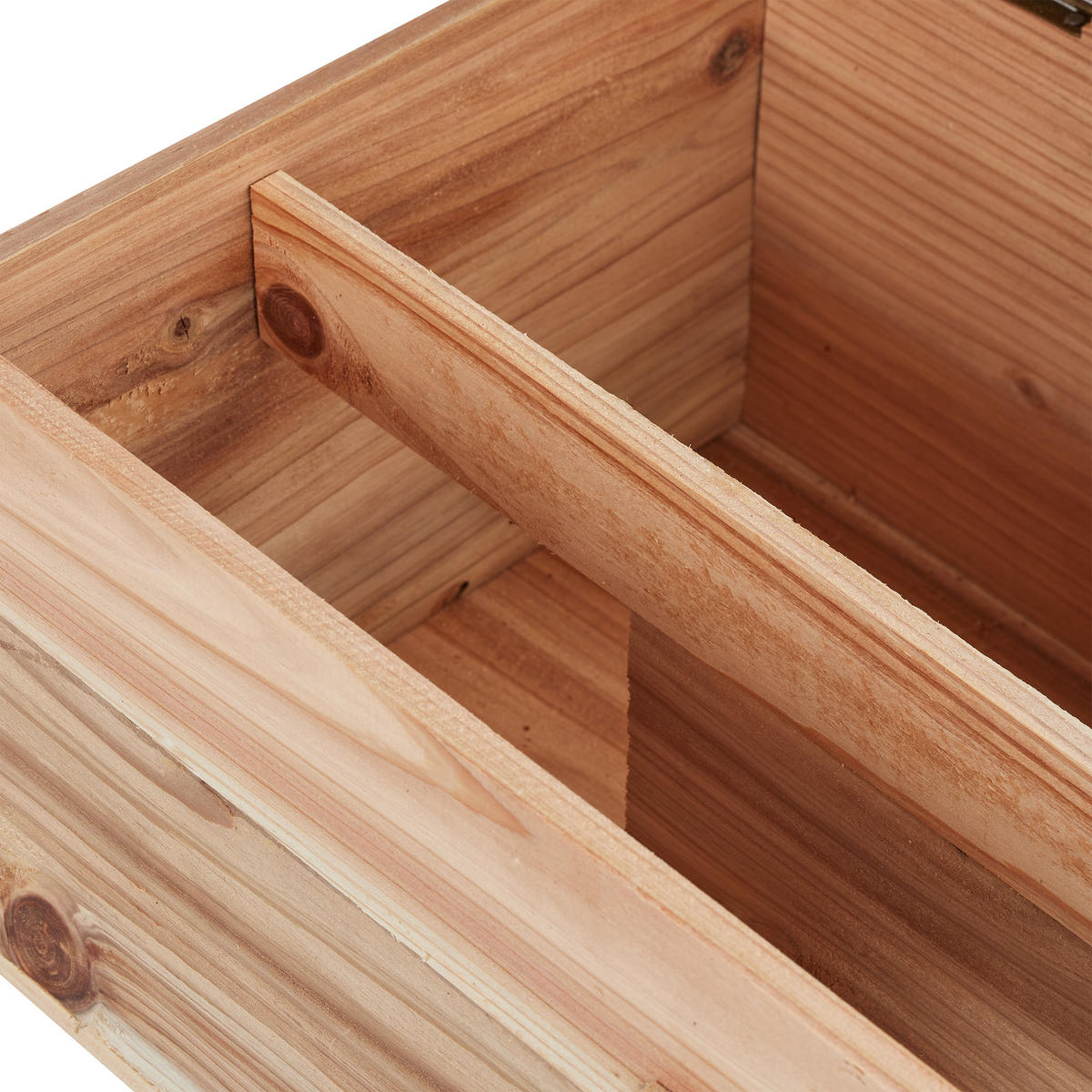 IGELHAUS - Hellbraun, Holz (40/21/30cm) - Relaxdays