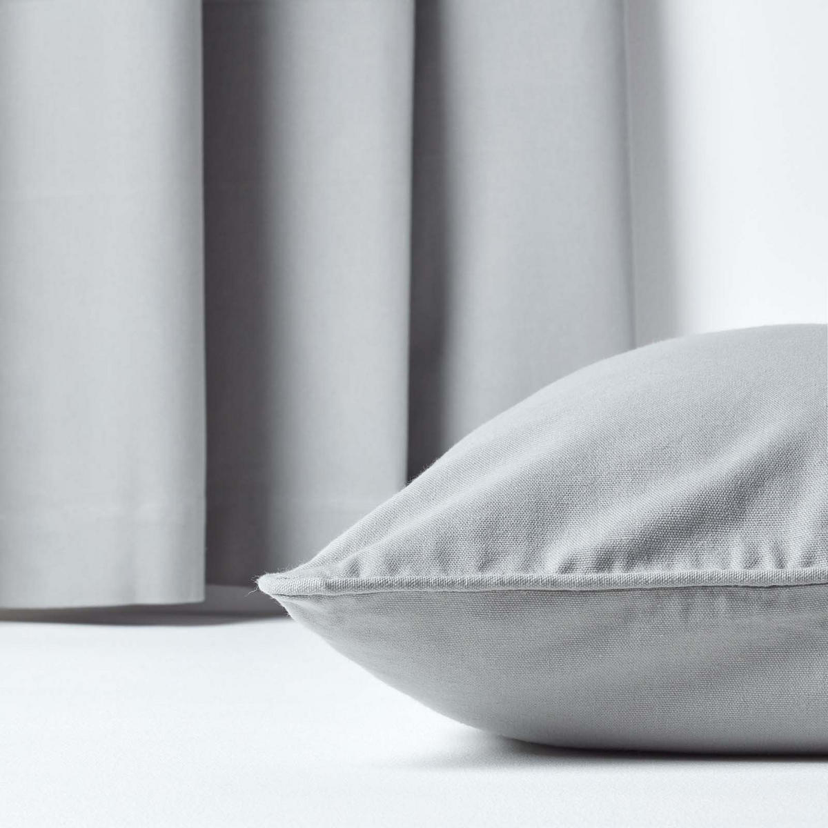 KISSENHÜLLE grau 60/60 cm, 100% Baumwolle - Grau, Textil (60/60cm) - Homescapes