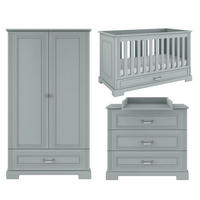 SOBA ZA BEBE 3-dijelni Ines Sivi - siva, drvni materijal (152/92/83cm) - Petits-meubles