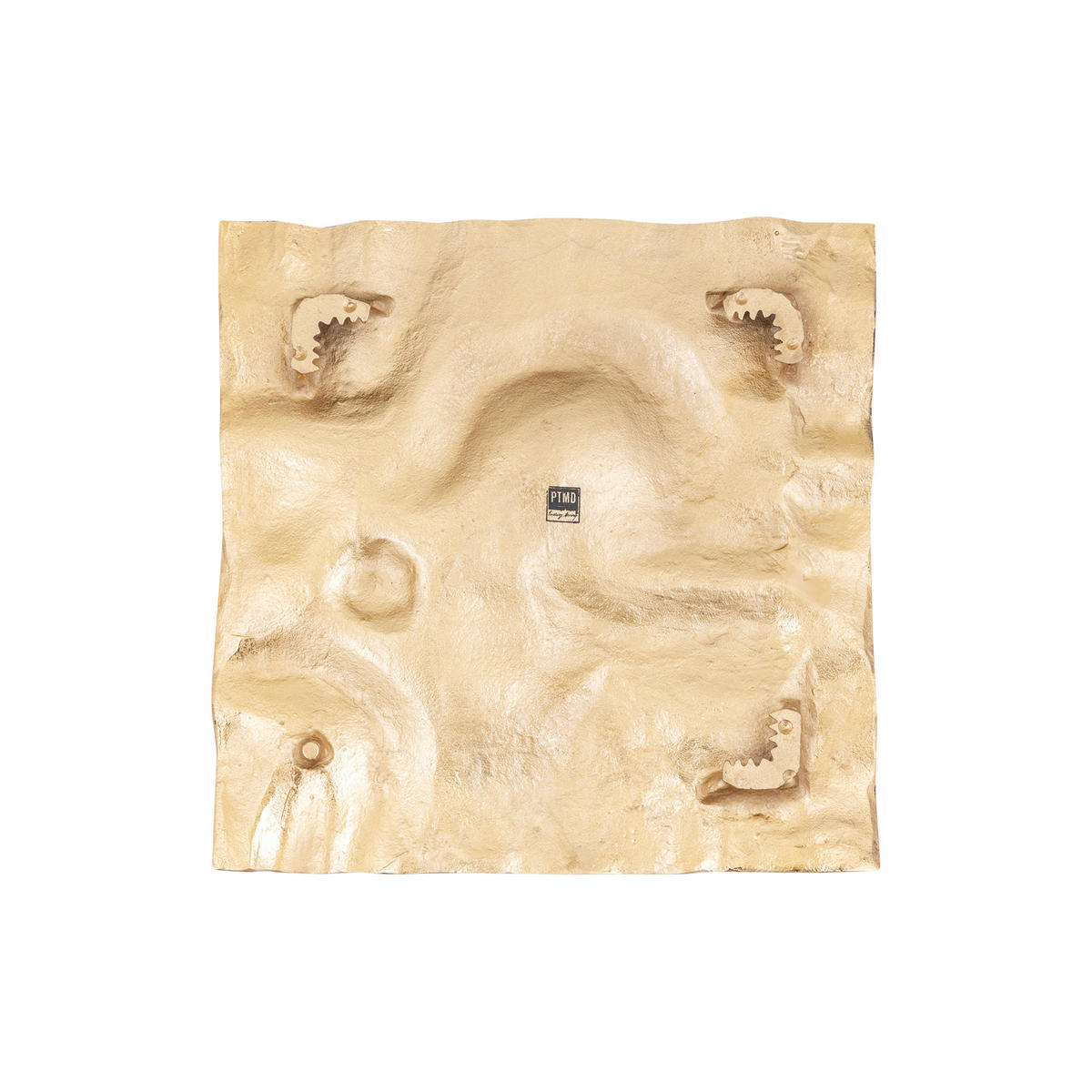 WANDPANEEL Eogan Gold 50/5/50cm - Goldfarben, Metall (5/50/50cm) - PTMD Collection