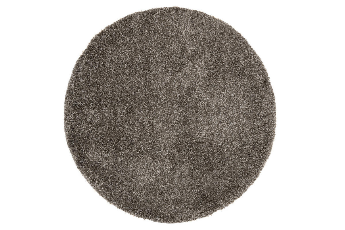 TEPPICH ESSENCE ROUND Grau 200/200 cm - Grau, Textil (200/200cm) - Tapiso