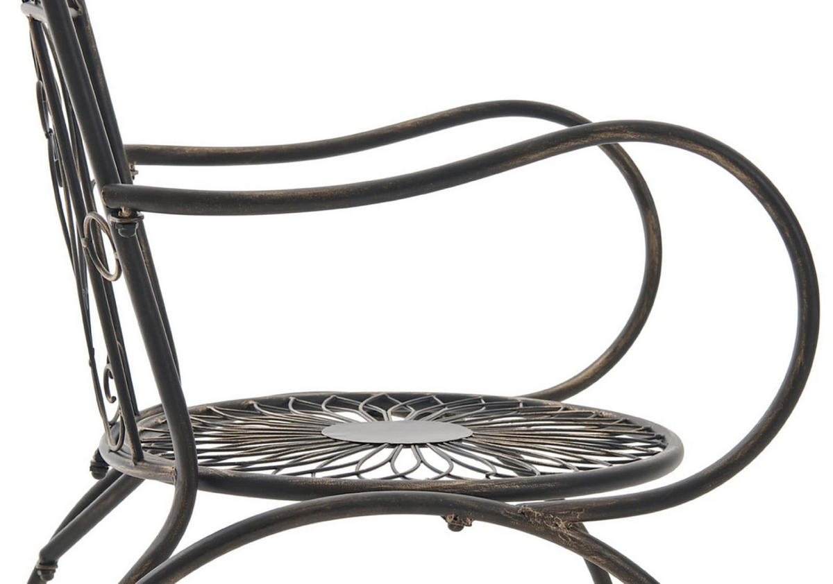 GARTENSTÜHLE Sheen - 2er Set - bronze - Braun, Metall (48/48/88cm) - TPFGarden