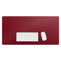 SCHREIBTISCHUNTERLAGE 90x45 cm Bordeaux - Weinrot, Kunststoff (1.6/90/45cm) - Wallfluent