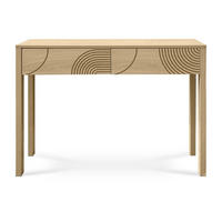 KONSOLE Saskia 100cm mit 2 Schubladen Skandinavischer Eichenoptik - Honigeiche/Eichefarben, Holz (30/100/75cm) - Sicaan