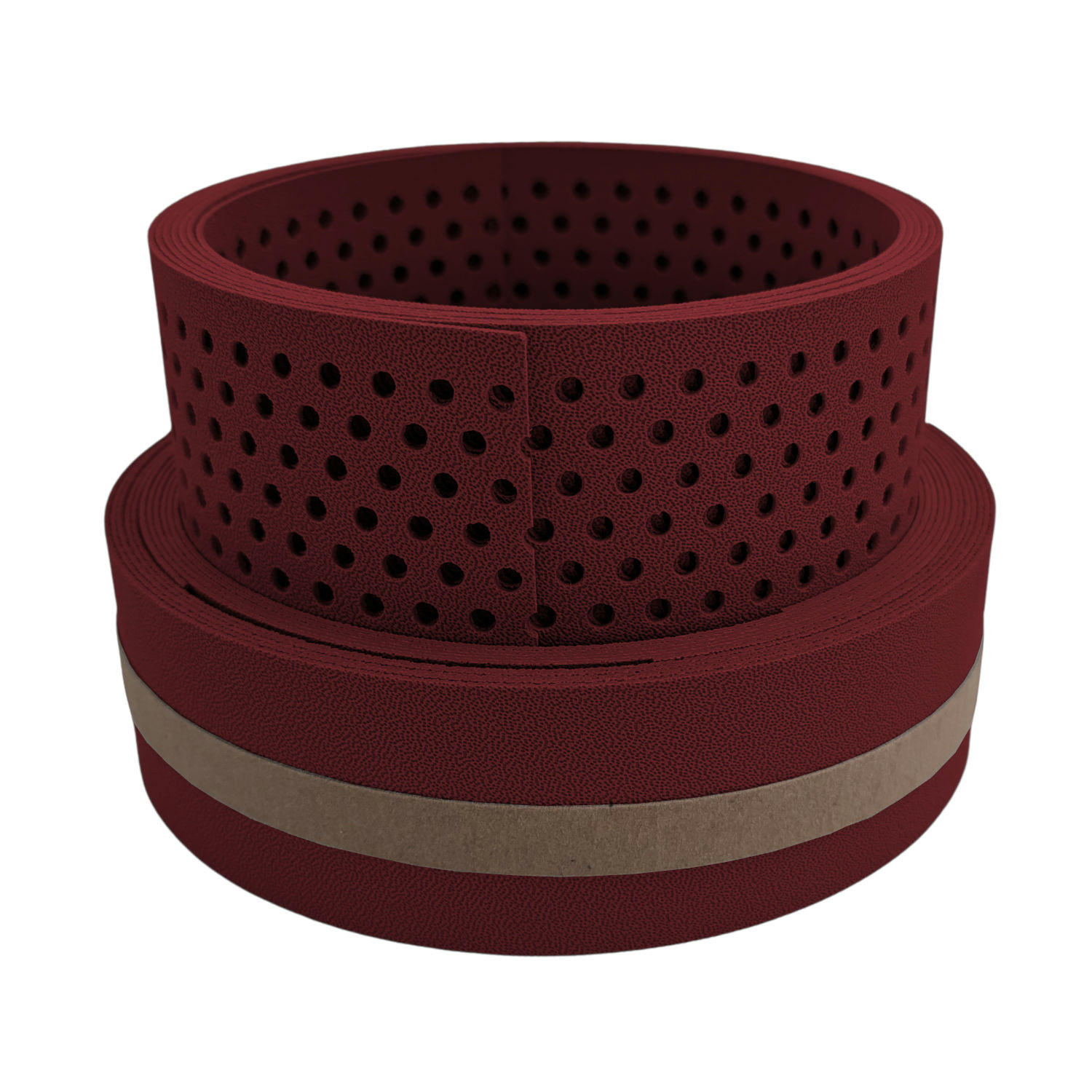 SICHTSCHUTZSTREIFEN Premium Akzentstreifen Set DUO Bordeauxrot 2,55m - Bordeaux, Kunststoff (255/19cm) - ZAUN|ZU