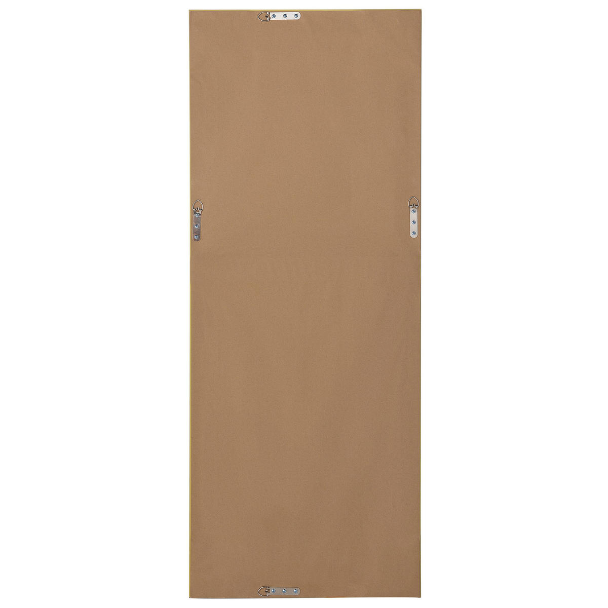 WANDSPIEGEL gold-silber rechteckig 50/130 cm Fenioux - Silberfarben/Goldfarben, Kunststoff (50/130/2cm) - Beliani