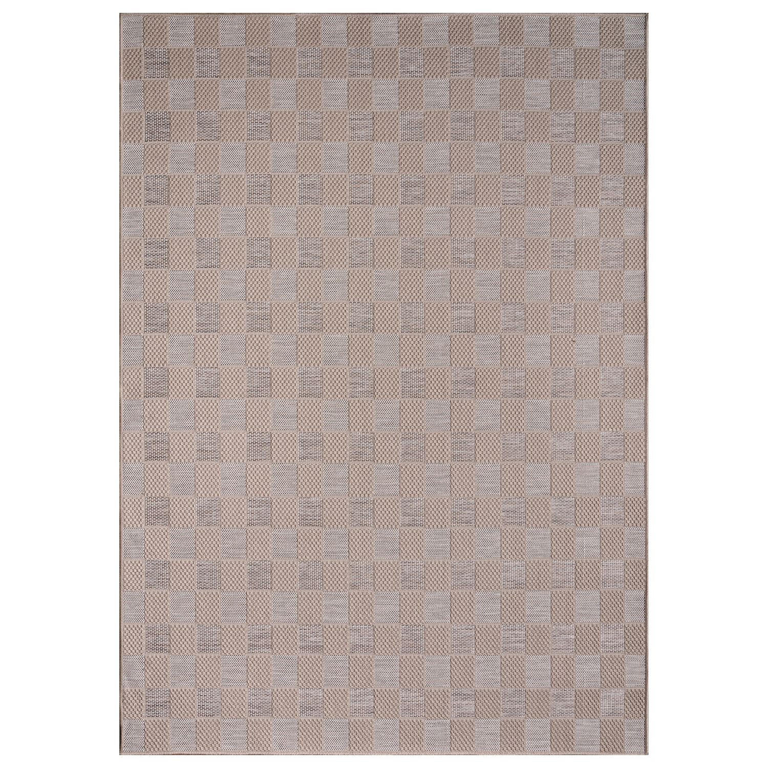 OUTDOORTEPPICH Boho Beige Weiß Creme 120 x 160 cm - Beige, Kunststoff (120/160cm) - TT Home