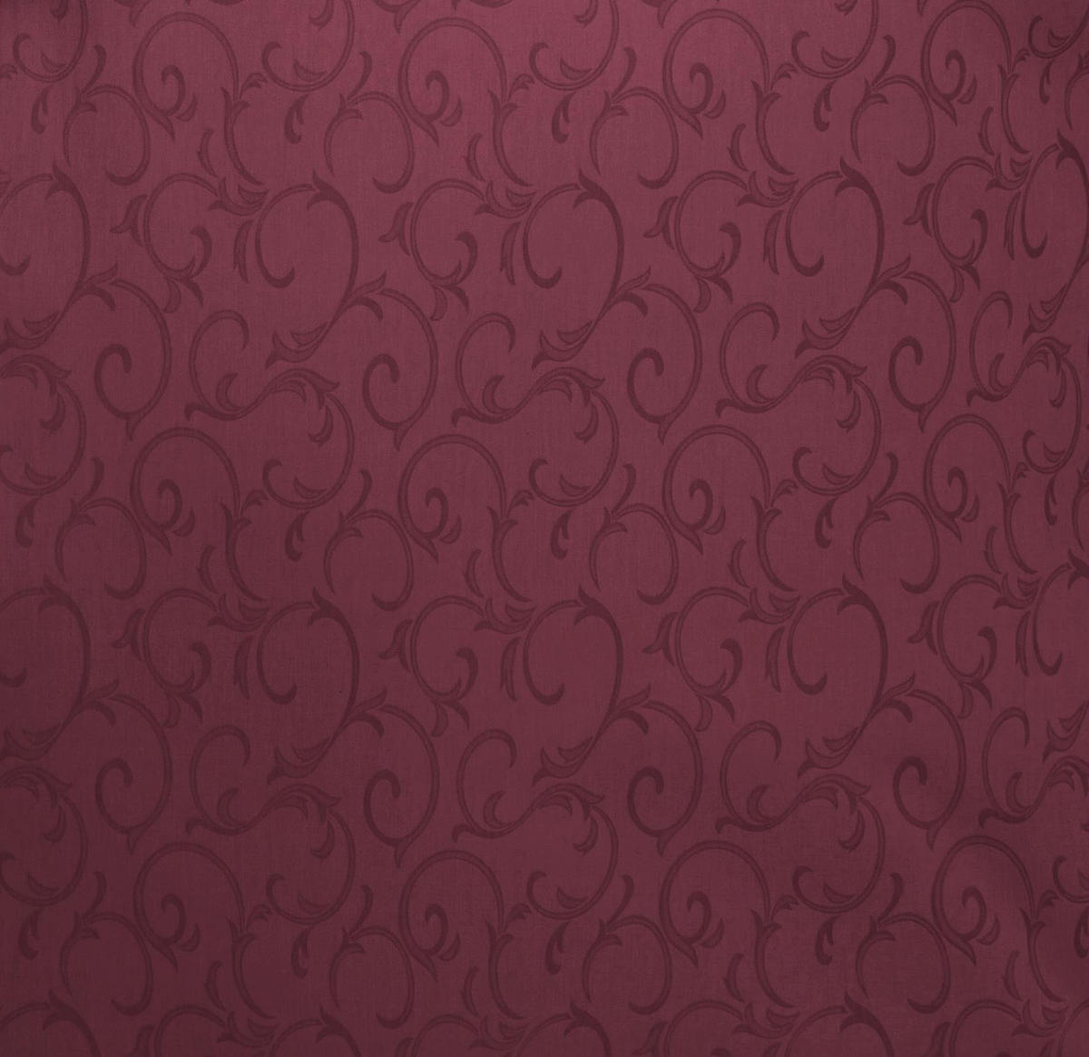 DAMAST-BETTWÄSCHE 135x200 Mako Brokat Bettbezug Ornamente Muster Bordeaux Rot - Made in Germany - Bordeaux, Textil (135/200cm) - Carpe Sonno